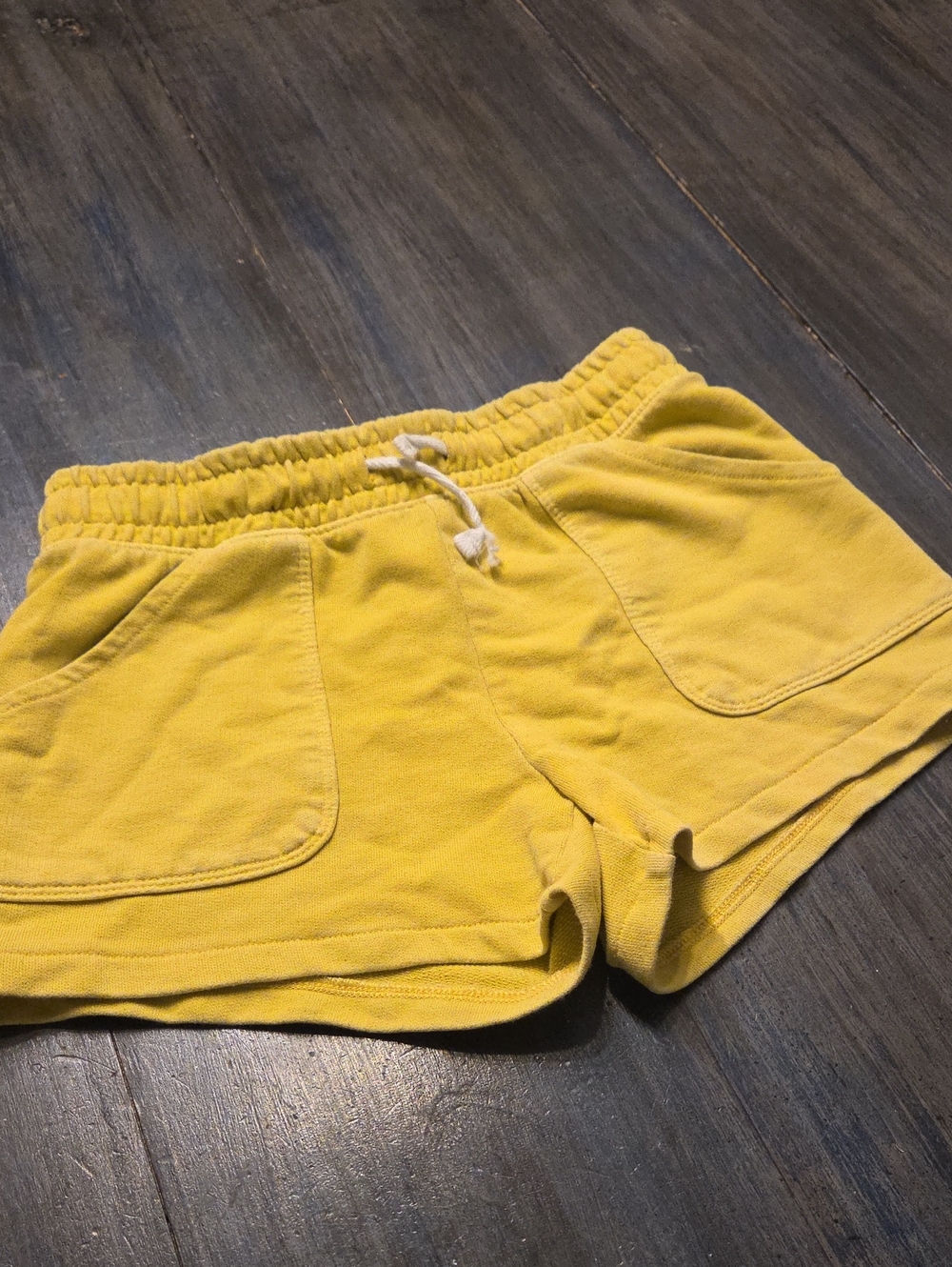 Cat & Jack Yellow Kids Elastic Waist Shorts